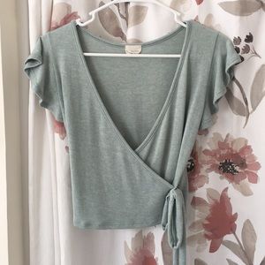 Cute Mint Crop Top